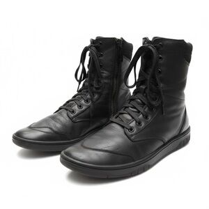 🖤 Diesel S-Boulevard Leather High-Top Sneakers w/ Side Zip | Men’s 11